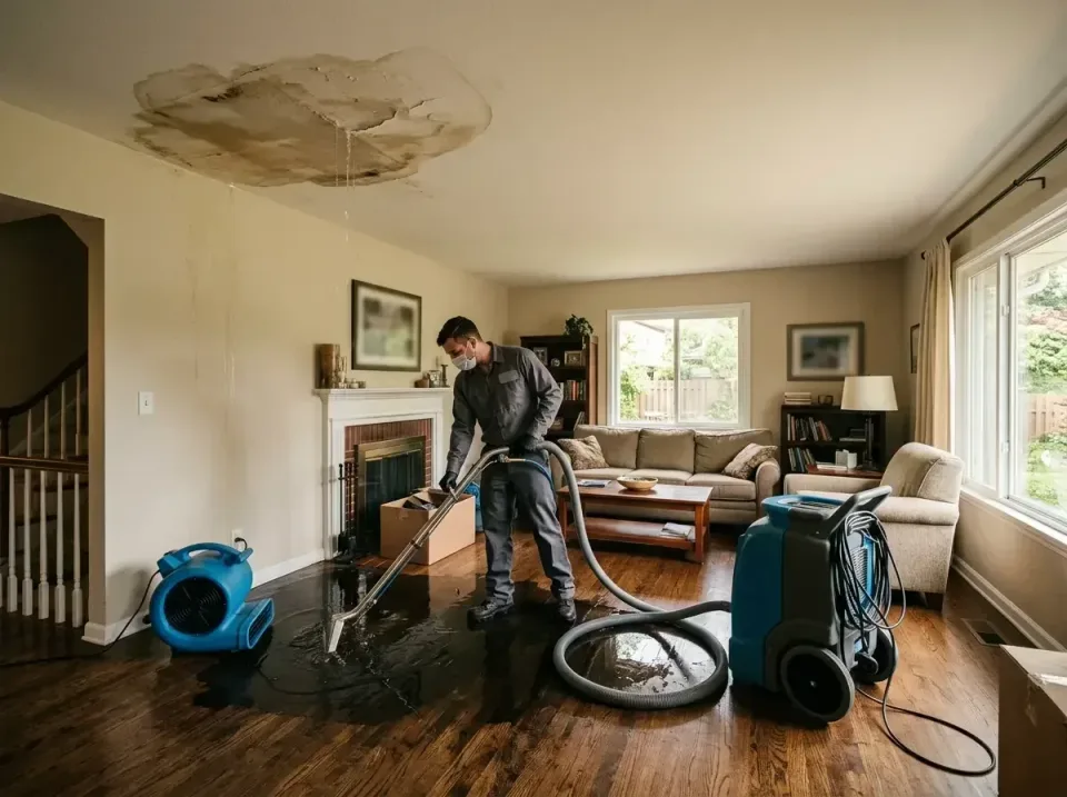attic-pipe-burst-ceiling-drip-008 — frequently asked questions, Water Damage Restoration & Carpet Care in Glenn Dale, MD